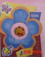 Pooh Wreath Valentine - Greeting Card