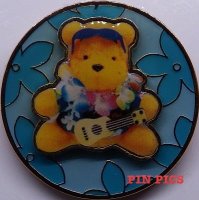 Japan - Pooh - Blue Flower - Aloha Pooh - TDL