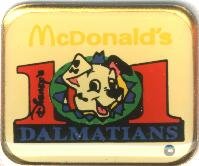 McDonald's 101 Dalmatians Promo Pin #1