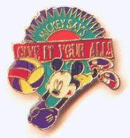 Monogram - Mickey Mouse Give It Your All Volleyball