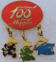 Japan - Mickey Mouse, Dopey & Dumbo - Banner/Flag Dangle - 100 Years of Magic