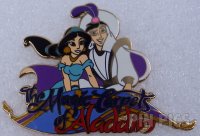 WDW - Jasmine and Aladdin - Countdown To Disney's Pin Celebration - Magic Carpets Of Aladdin