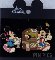 DLR - Mickey and Minnie - Jukebox Set - Milkshake - Coin