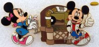 DLR - Mickey and Minnie - Jukebox Set - Milkshake - Coin