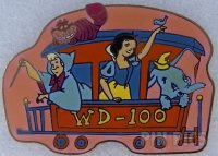 Japan - Snow White, Dumbo, Fairy Godmother and Cheshire Cat - Train - 100 Years of Magic