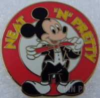 3 quarter Flex Pin MICKEY NEAT 'n' PRETTY