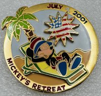 WDW - Mickey's Retreat - Beach - July 4, 2001 - Cast Exclusive