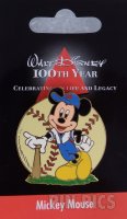 Japan - Baseball Mickey - Mickey Mouse - Walt Disney 100th Year - JDS