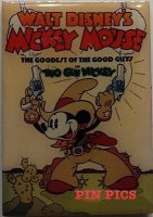 Mickey Mouse Filmshorts Framed Pin Set (Two Gun Mickey Movie Poster)