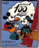 Japan - Mickey and Minnie Mouse - Building a Building - 100 Years of Magic