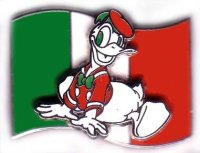 Japan - Donald Duck - Italian Flag - TDS