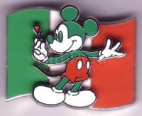 Japan - Mickey Mouse - Italian Flag - TDS