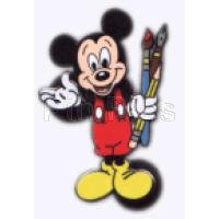 European DS - Bobble Head Mickey w/Paint Brushes