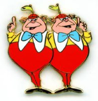 WDW - Tweedledee and Tweedledum - Alice in Wonderland Twins