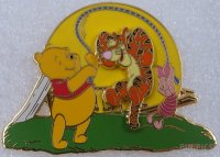 Japan - Pooh, Piglet and Tigger Jumping Rope - Pooh and Family - Special Edition - 100th Year - JDS