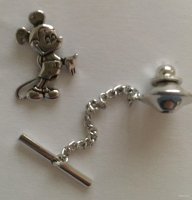 Mickey Mouse - Sterling Silver Tie Tac