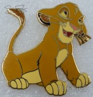 Lion King - Simba with Floppy Ears - Core Pin