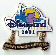 Official Disneyana Convention - DLR 2001 Logo Dangle