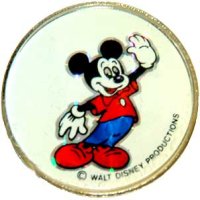 England - Old Mickey Mouse Bubble Pin