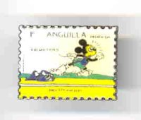 Mickey Anguilla Stamp