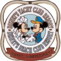 Mickey Minnie Getting Married - Yacht and Beach Club Happy Anniversary Corrected Version