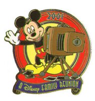 2001 Official Disneyana Convention Lanyard Pin