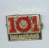 101 Dalmatians Sign with 4 Puppies