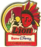 EuroDisney Sponsor Pin - Frontierland (Lion)