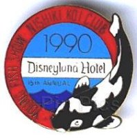 Disneyland Hotel 1990 Koi Club Pin