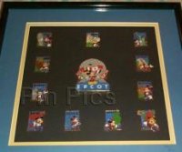 Mickey Mouse - Epcot 15th Anniversary - Stamps - Framed Set