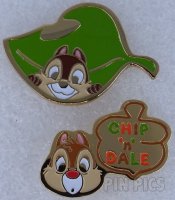 Japan - Chip and Dale - Leaf and Acorn Set - JDS