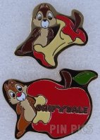 Japan - Chip and Dale - Apple and Apple Core Set