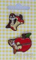 Japan - Chip and Dale - Apple and Apple Core Set