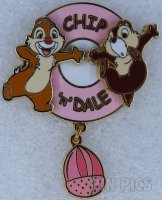 Japan - Chip and Dale - Pink - Acorn Dangle - JDS