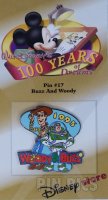 DIS - Woody and Buzz - 1995 - 100 Years of Dreams - Pin 17