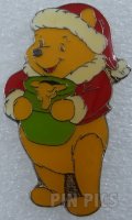 DLP -  Pooh With Hunny Pot - Christmas - Santa Outfit