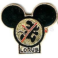 Lorus Black and Gold Mickey ears.