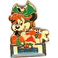 Fanta pins - Minnie Mouse with a microphone