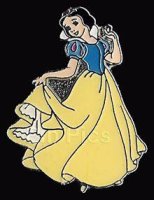 Snow White holding Skirt