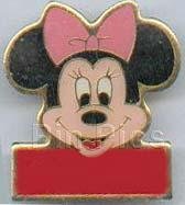 Minnie Mouse Head - Name Pin