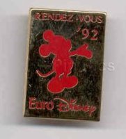 Euro Disney - Rendez-Vous '92 (Red) Mickey Mouse