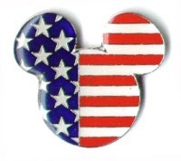 DVC - Mickey Head Icon - USA Flag - 9/11 Day of Remembrance - Members Only