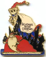 WDW - Jack & Santa - Nightmare Before Christmas - Glow in Dark