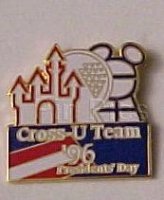 WDW - Castle, Spaceship Earth, Earful Tower - Cross-U President's Day 1996 - Cast Exclusive