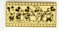 Mickey Thru the Years Filmstrip (Gold On Gold)