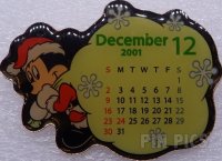 Japan - Mickey Mouse - Santa - December - Calendar 2001 - TDL