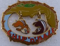 Japan - Chip and Dale - Swinging from a Branch - Autumn Series - Dangle