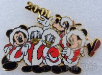 Japan - Fab 5 - Goofy, Mickey Mouse, Minnie, Donald Duck, Daisy - Christmas 2001 - JDS