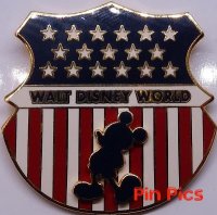 WDW - Mickey - Walt Disney World - USA Flag Shield