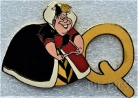 Alphabet Pin - Q (Queen of Hearts)